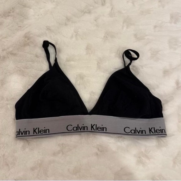 Calvin Klein Black and Gray Bralette - Picture 3 of 3